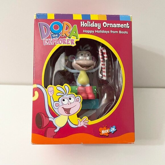 2004 Dora The Explorer American Greetings Boots Holiday Ornament - Picture 2 of 16